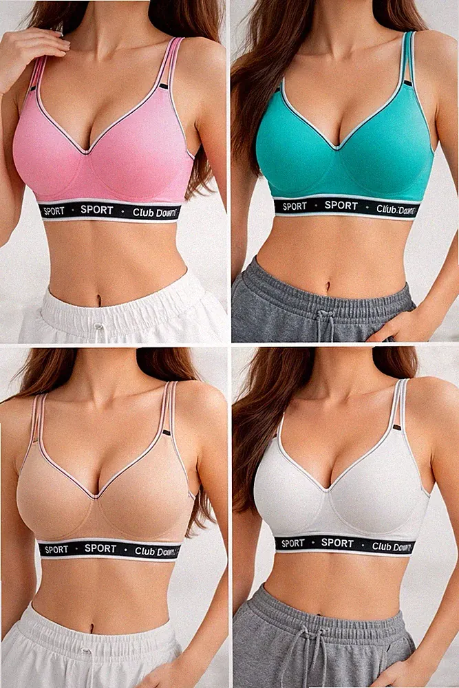 Großer sportlicher für Damen BH mit Stoßdämpfung ohne Stahlring