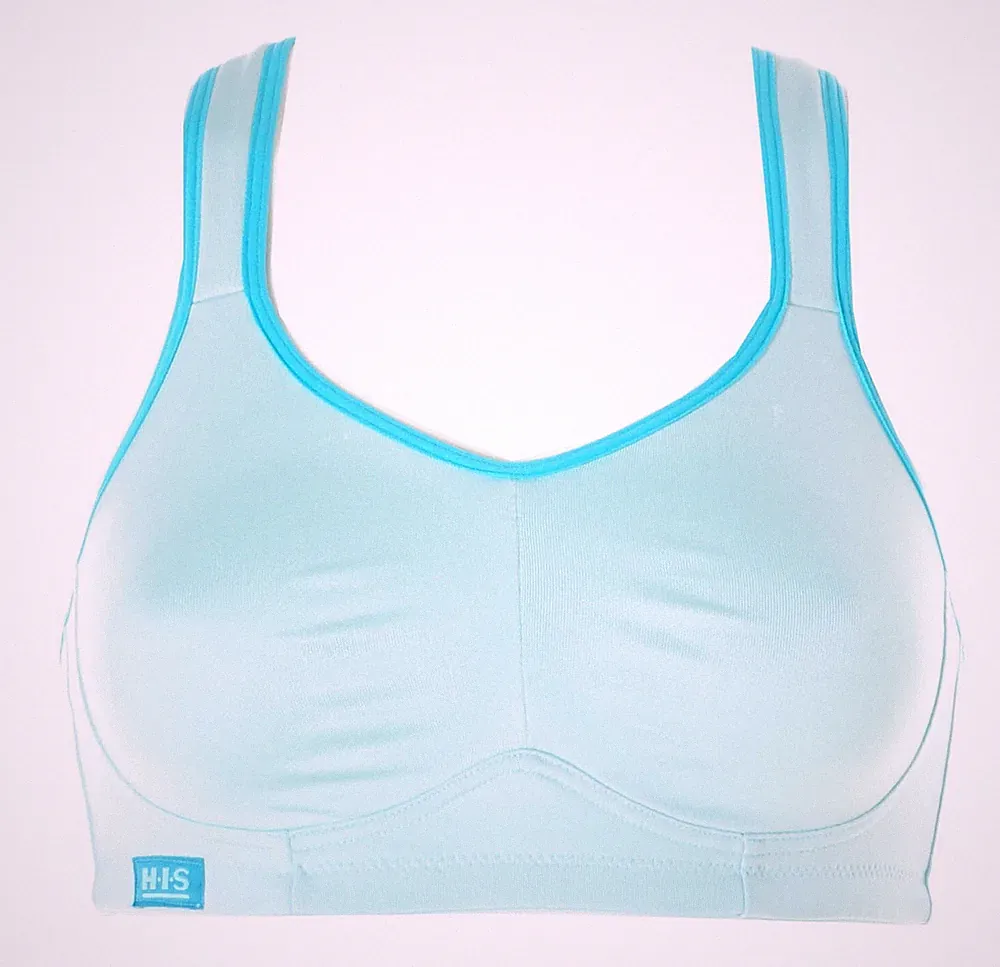 H.I.S Damen Bustier Sport BH (Blau, 75B) J5717