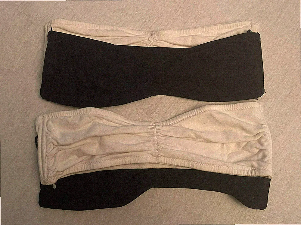 H&M - 2x Bandeau BH Größe 34 - 2x Bandeau BH Größe 36 - TOP-Zustand!