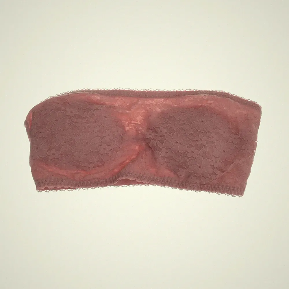 H&M, Bandeau-BH, Größe: 38, Pink, Elasthan/Polyamid, Spitze, Damen #9I7