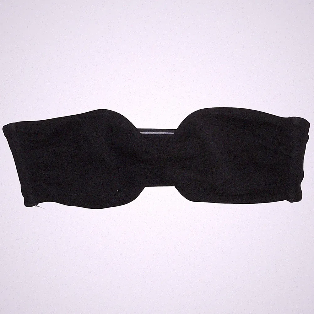 H&M, Bandeau-BH, Größe: 38, Schwarz, Elasthan/Bio-Baumwolle, Einfarbig #yAp