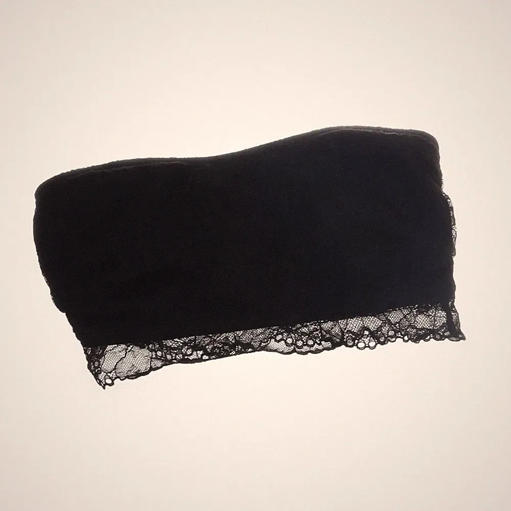 H&M, Bandeau-BH, Größe: 65B, Schwarz, Baumwolle/Elasthan/Nylon, Einfarbig #T0w