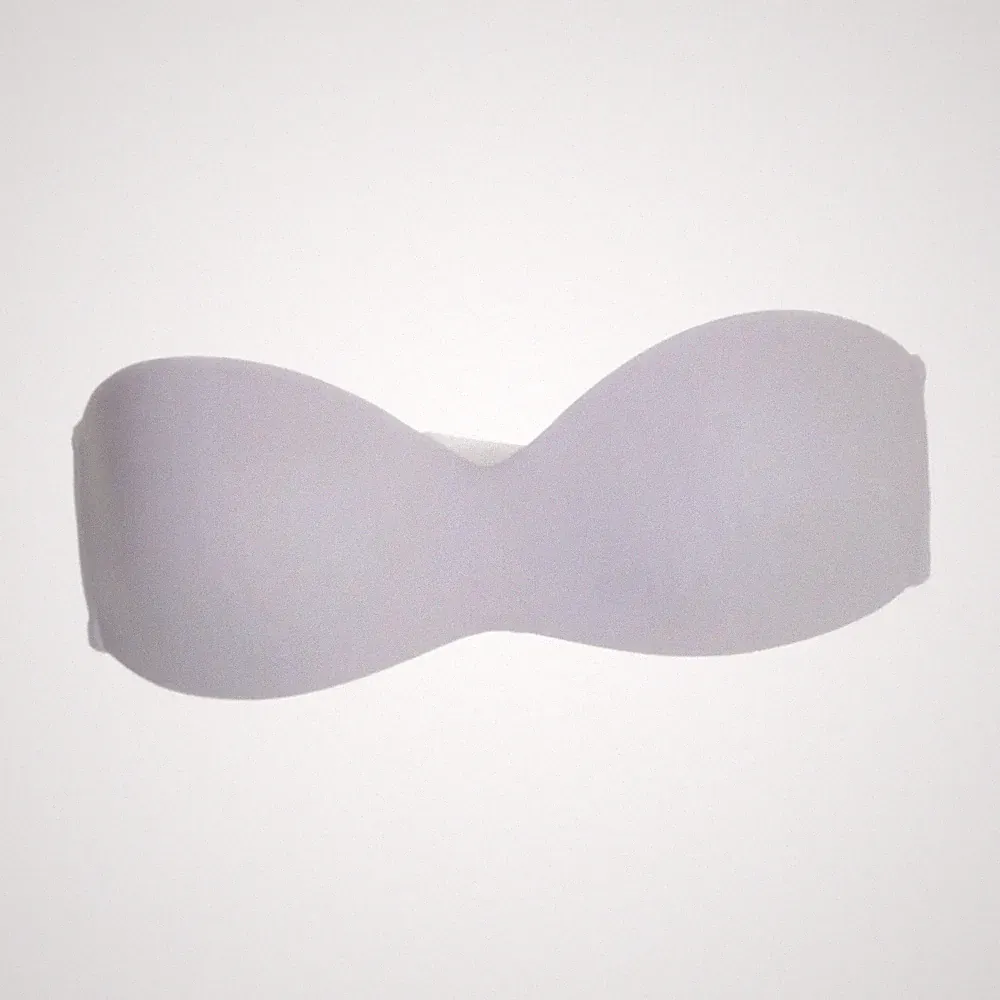 H&M, Bandeau-BH, Größe: 70B, Weiß, Elasthan/Polyamid, Einfarbig, Damen #G2a