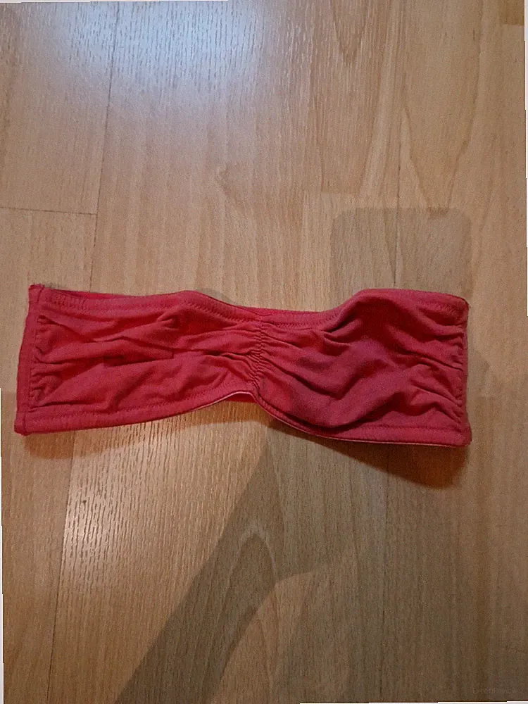 H&M BH Bandeau Gr. 36 Rosa dehnbar trägerloser BH Bandeau-Schlauch-Top