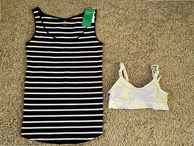 H&M Mama Umstands-Top Shirts, Tchibo Still-BHs Gr.S/36 Damen Schwangerschaft