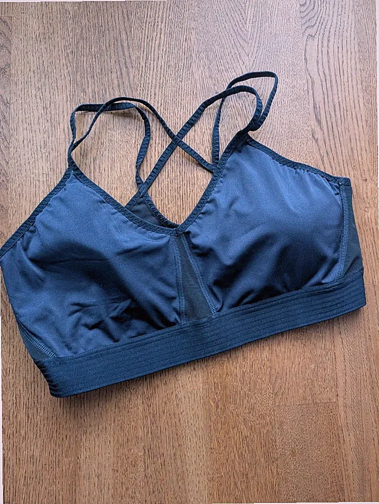 H&M, Sport Bustier, Gr. S/M, Petrol, Top Zustand, wie neu