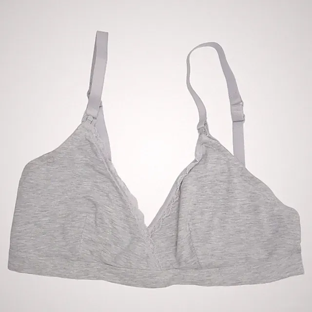 H&M, Still-BH, Größe: 42, Grau, Baumwolle/Elasthan/Polyamid/Viskose #KJj