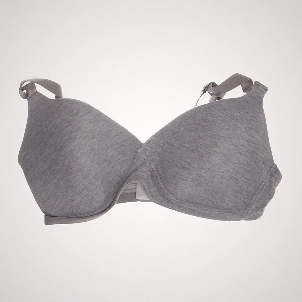 H&M, Still-BH, Größe: 80D, Grau, Baumwolle/Elasthan/Polyester/Viskose #wbl