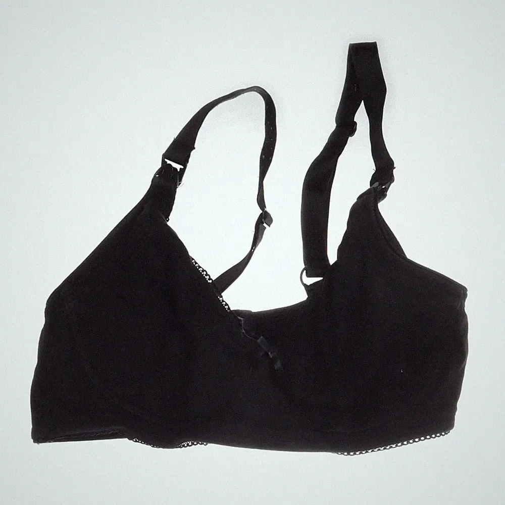H&M, Still-BH, Größe: 85C, Schwarz, Baumwolle/Elasthan, Einfarbig, Damen #g9k
