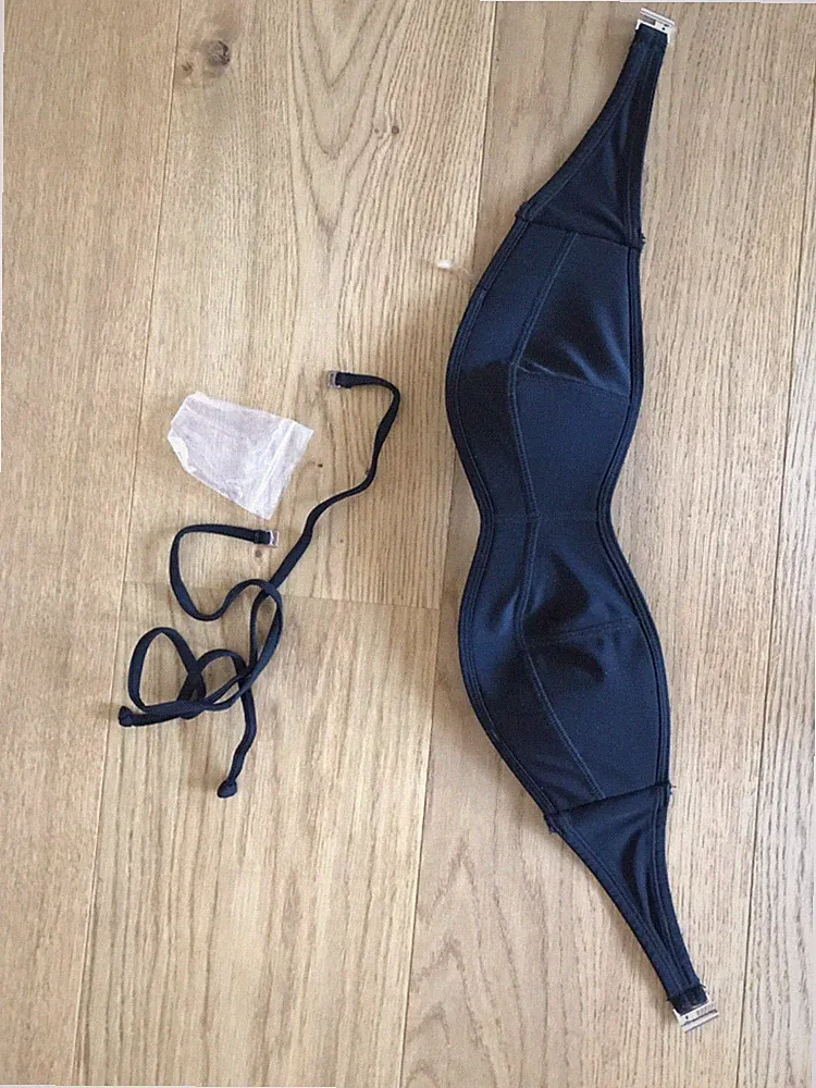 H&M trägerloser BH schwarz 36