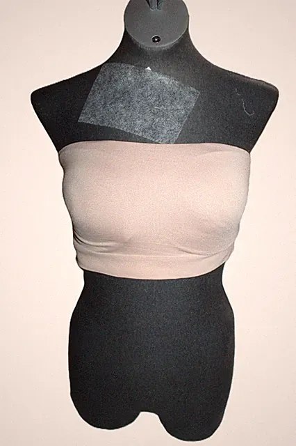 H&M wattierter Bandeau BH Seamless Gr. L Beige