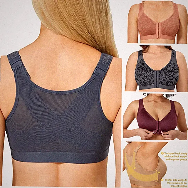 Haltungskorrektur-Bh Für Damen Drahtlose Rückenstütze Yoga-Bh Mit ≌