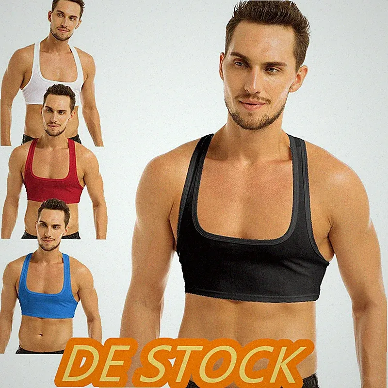 Herren~Sport BH Training Tank Tops Reizwäsche Unterwäsche Dessous Weste Clubwear
