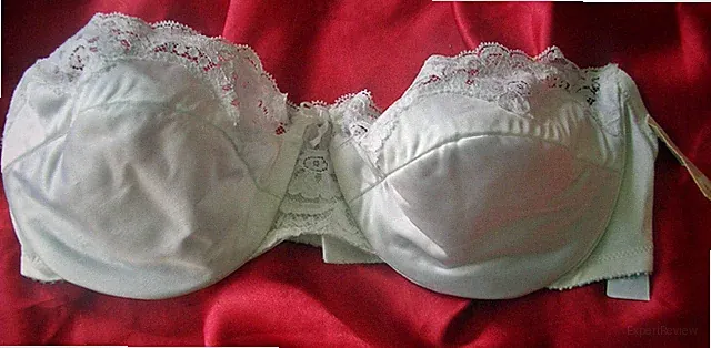 Herrlicher Vintage trägerloser Glanz Spitzen BH 75 C weiß Vassarette NEU! (Y87)