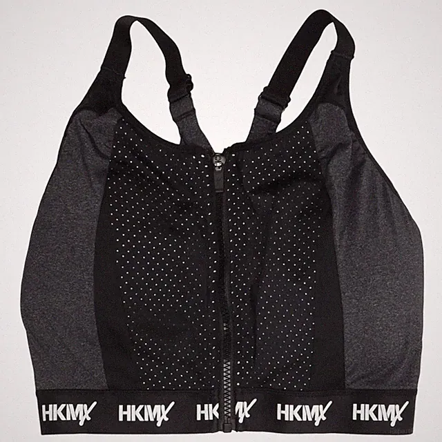 HKMX by Hunkemöller, Sport-BH, Größe: 75G, Schwarz/Grau #cGu
