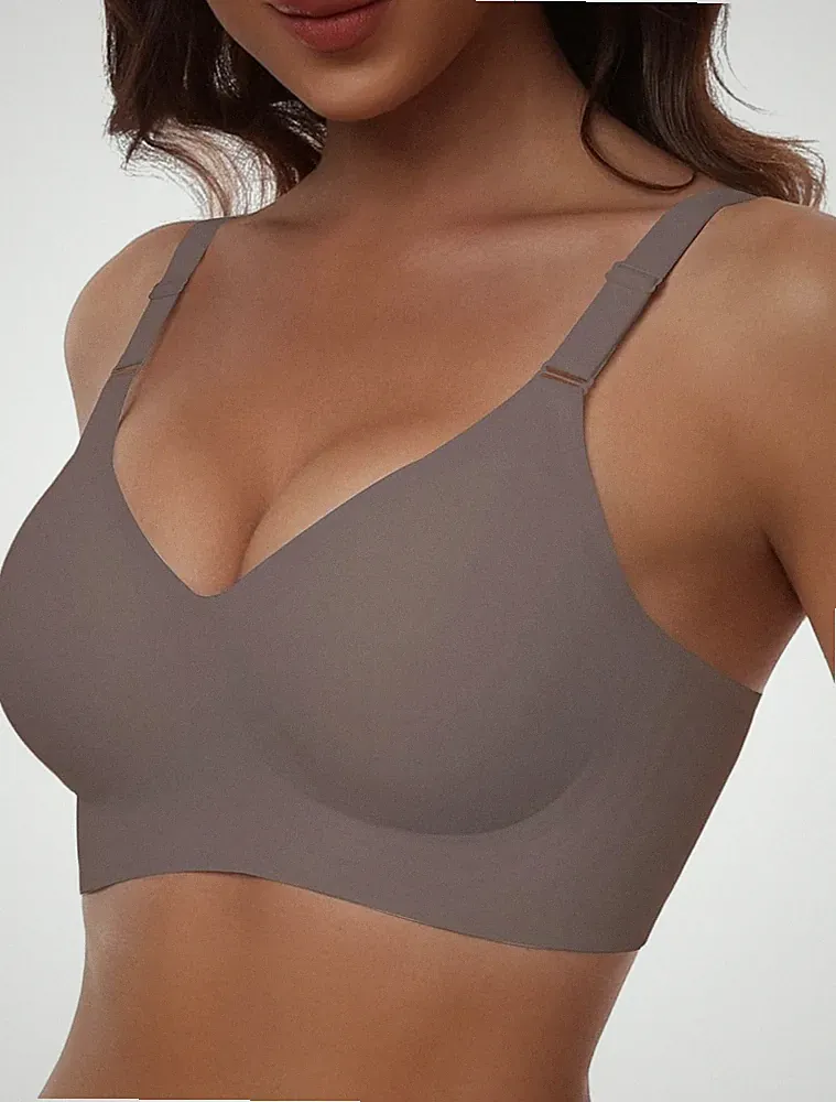 HORISUN Nahtloser Push-Up BH Vollständige Abdeckung Kabellos Damen