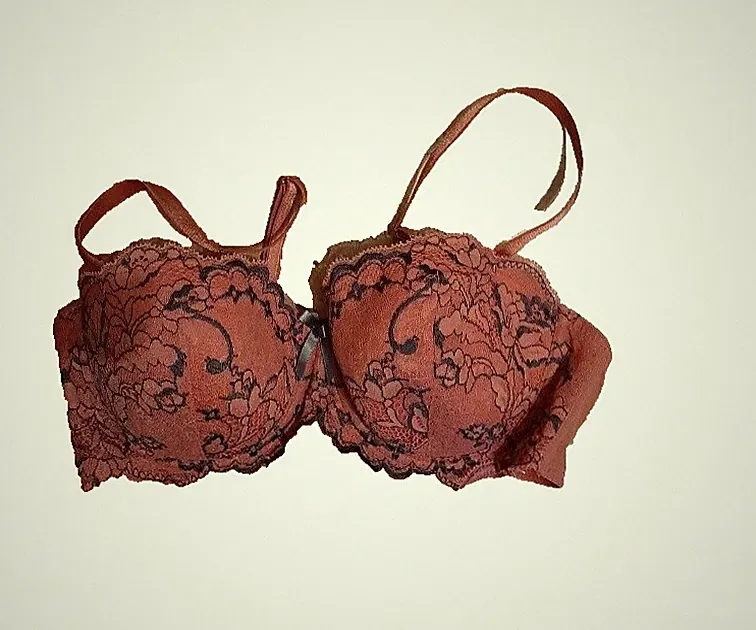 Hunkemöller-Balconett-Schalen BH Gr. 75 C rose/schwarz