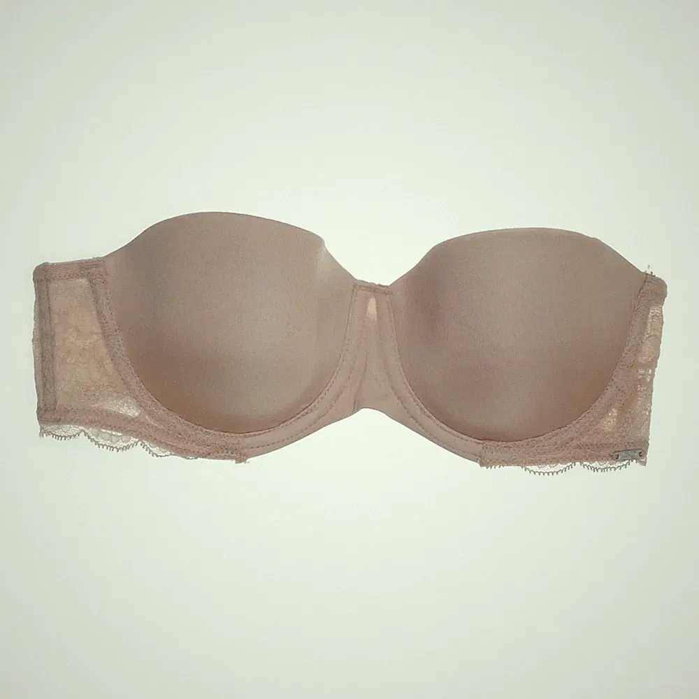 Hunkemöller, Bandeau-BH, Größe: 70C, Beige, Elasthan/Polyamid, Einfarbig #Enw