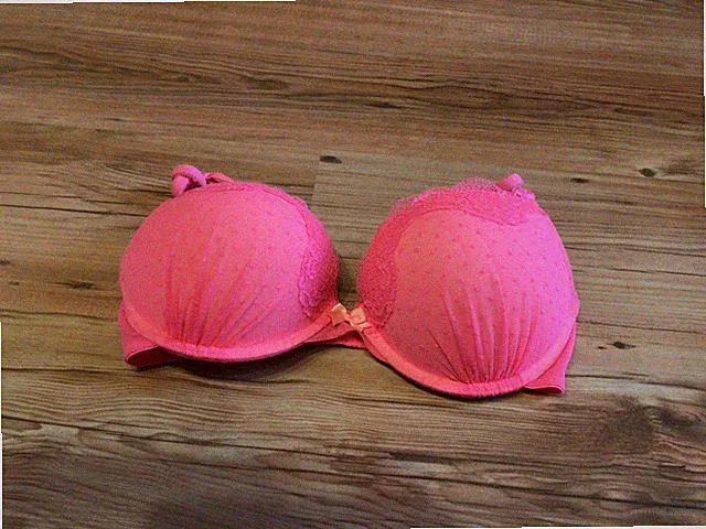 Hunkemöller BH, Bügel BH, T-Shirt BH Gr. 75 C pink, rosa Push up Spitze TOP !!!