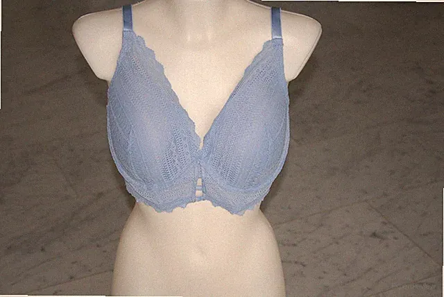 hunkemöller: BH mit Bügel EU 75F blau NEU