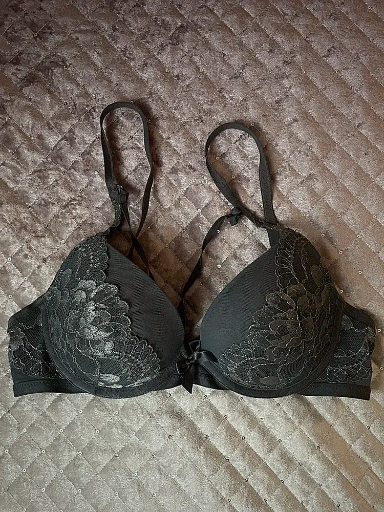 Hunkemöller BH Plunge-BH 70C Grau Grün