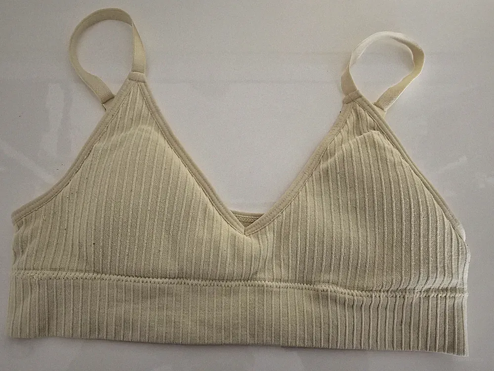 Hunkemöller Bralette Dianne Gr. S Sport BH Bustier Vanille