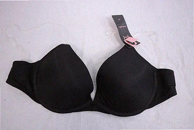 Hunkemöller Damen BH mit Bügel Transparent Back Bra Schwarz Gr.75C Neu