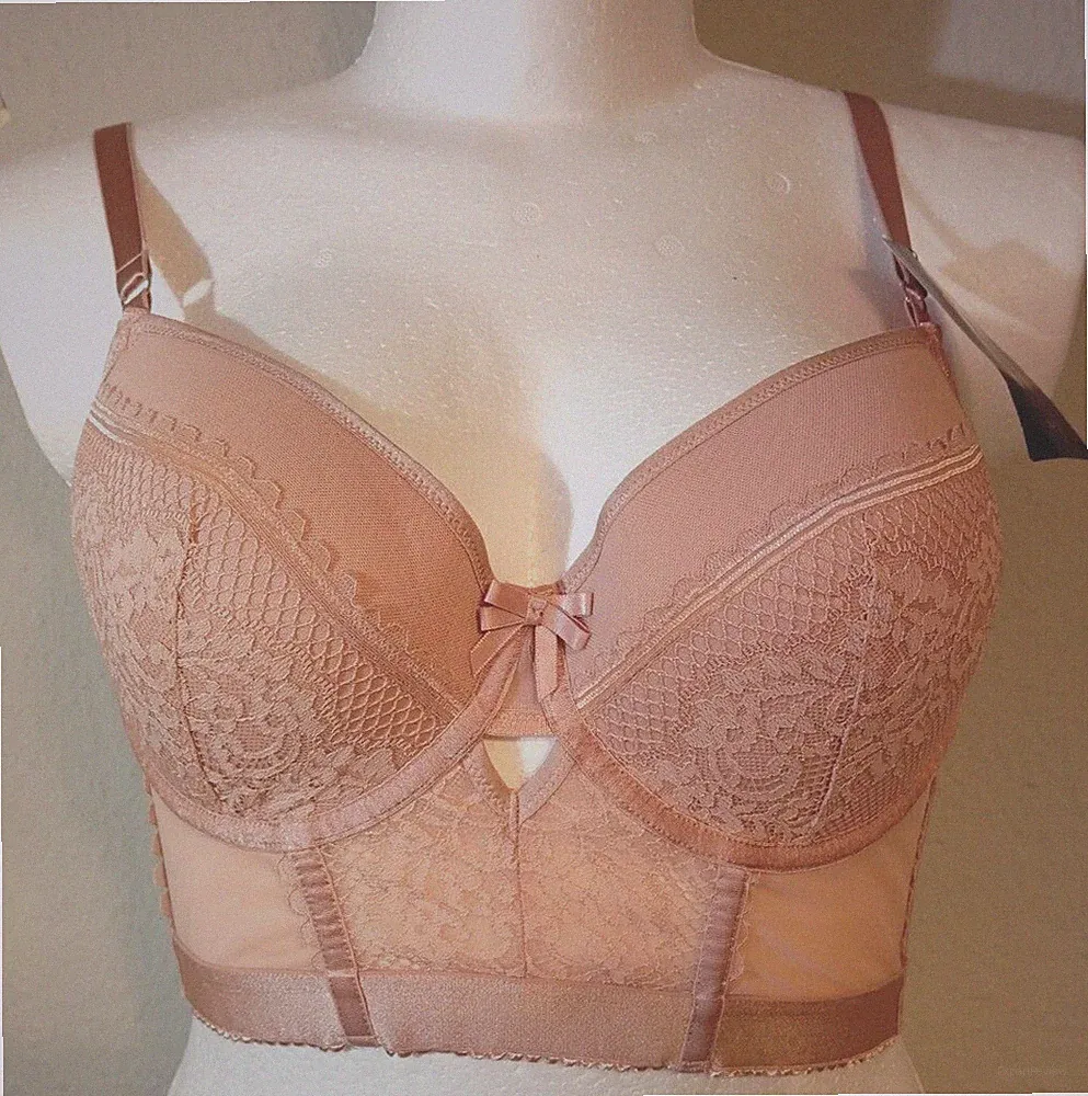 Hunkemöller Longline BH mit Bügel gepolstert "Malika pd II" Pale Mauve 80E