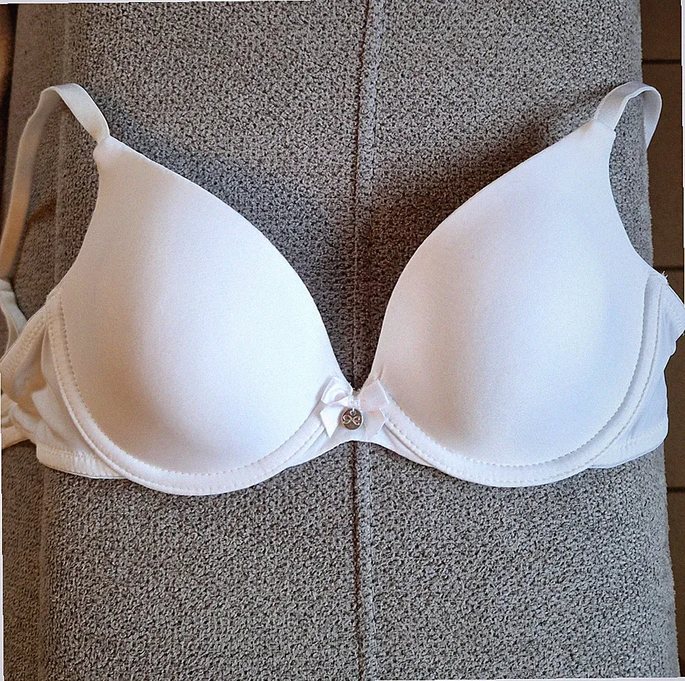 Hunkemöller plunge BH mit Bügel, Größe 75B, weiß