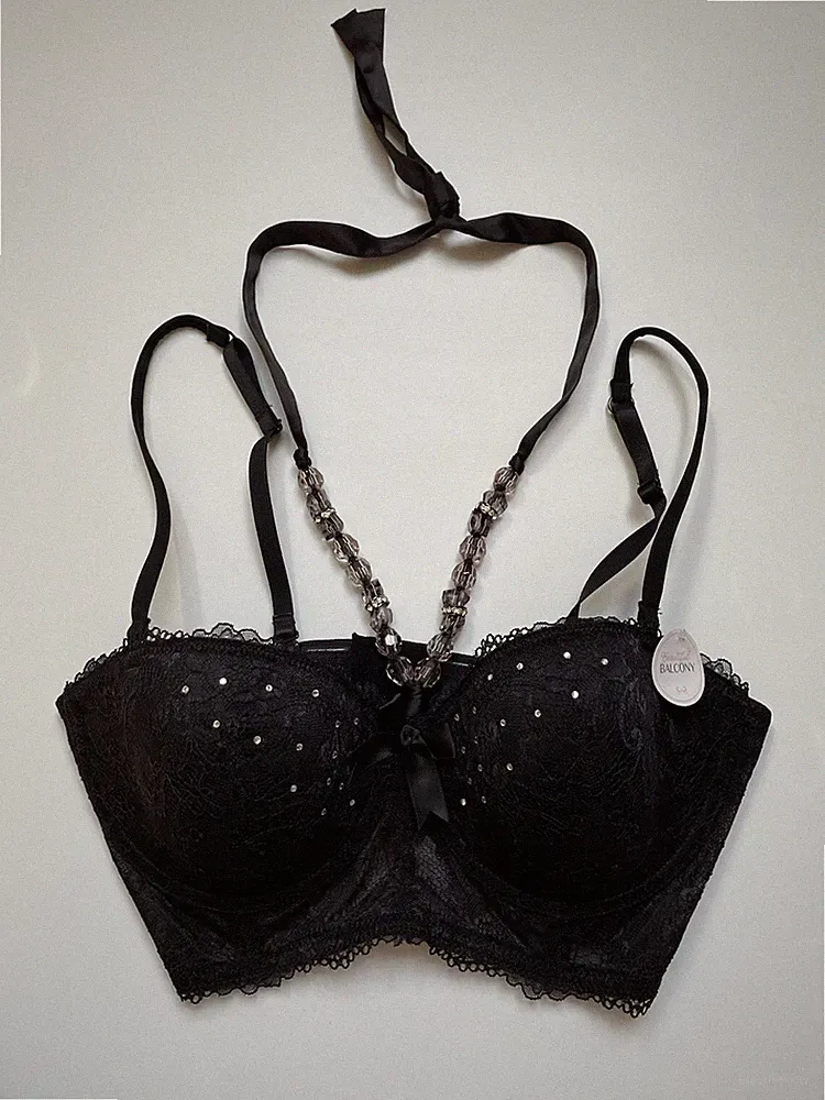 Hunkemöller Savannah Longline BH Gr. 70B NEU Schwarz
