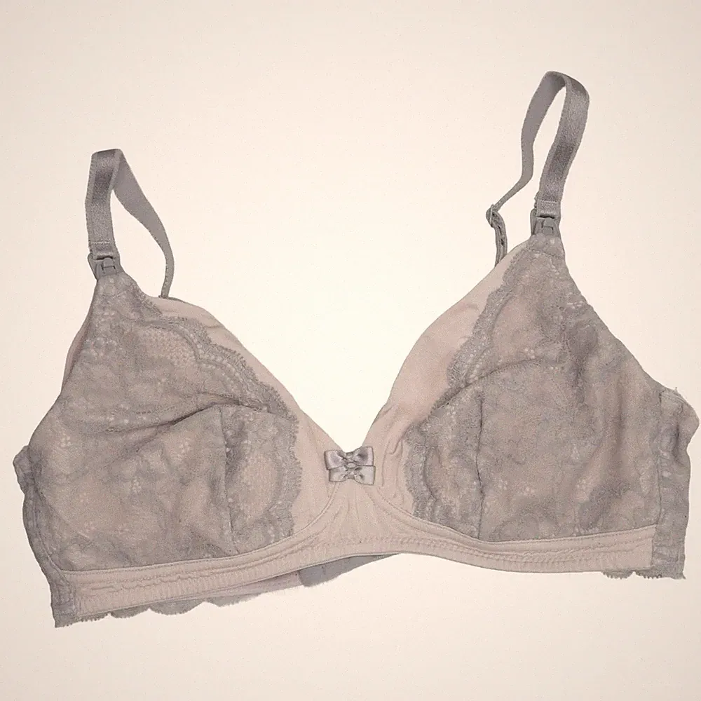 Hunkemöller, Still-BH, Größe: 80C, Grau/Beige, Baumwolle/Elasthan/Polyamid #GFF