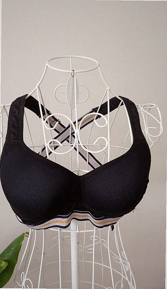Hunkemöller UCXO Sport BH 75 B Schwarz Guter Zustand