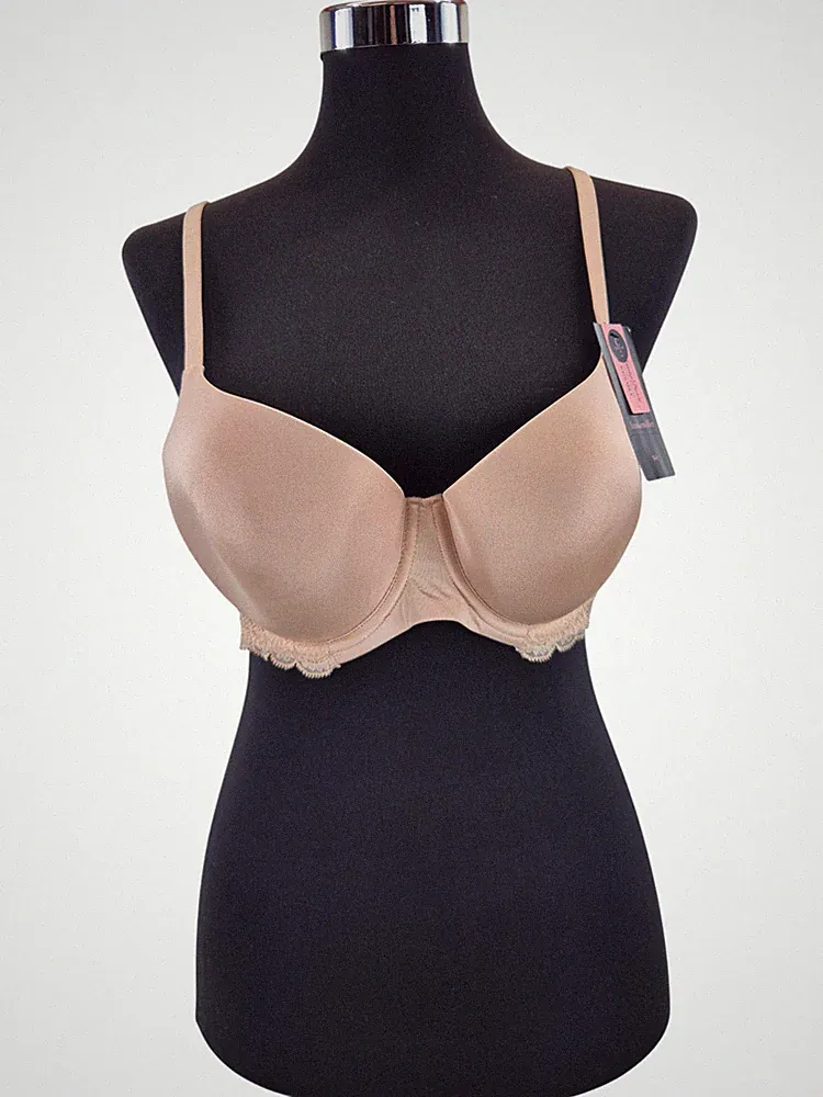 Hunkemöller - Vorgeformter Bügel BH Angie mit Spitze - 90C -Beige