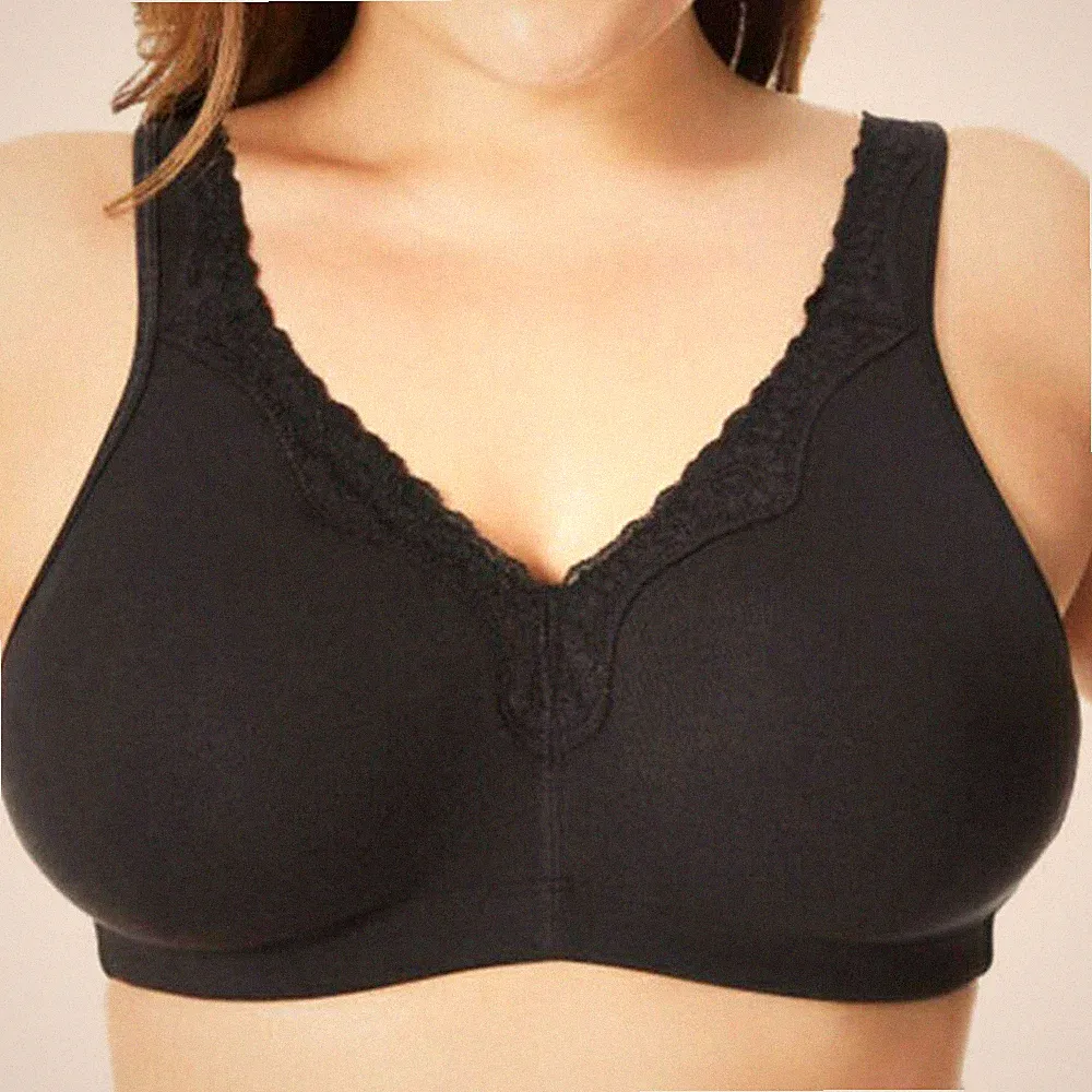 in Übergröße für Damen großer Busen kabellos ohne Bügel fester Halt BH