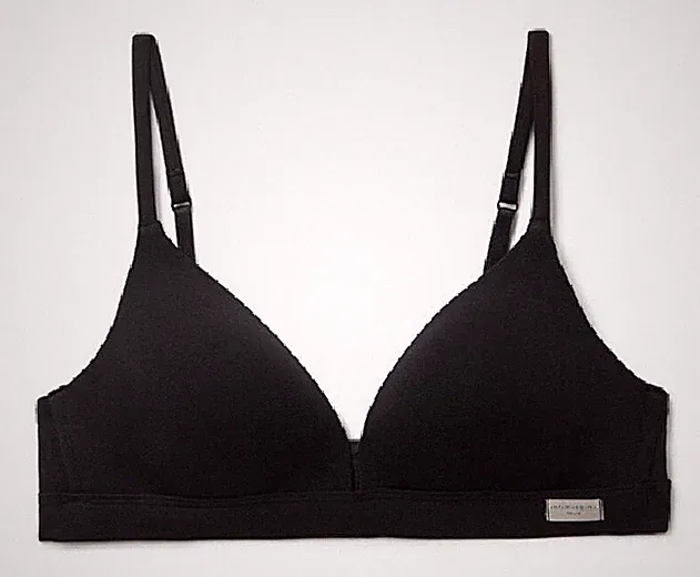 intimissimi Triangel-BH Tiziana aus Baumwolle Schwarz Größe: 75C RIS65T 019 NERO