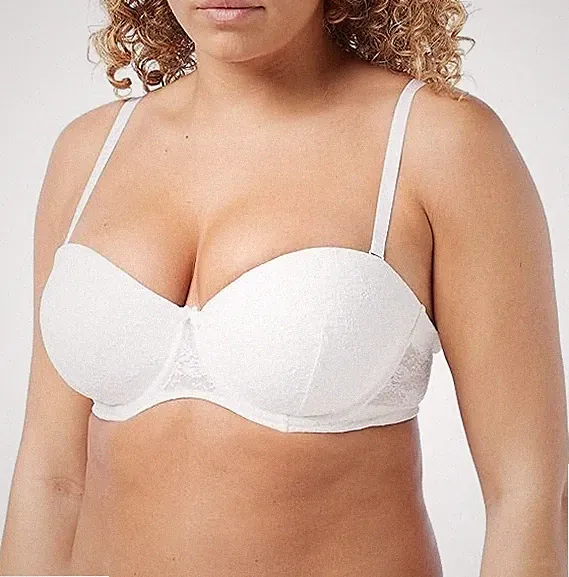 Iris & Lilly Damen Trägerloser BH mit Spitze – Elegant & Bequem