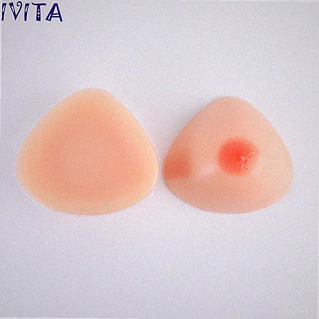 IVITA 1 Pair F Cup Groß Brust Silikon Brustformen Transgender Fake Boobs