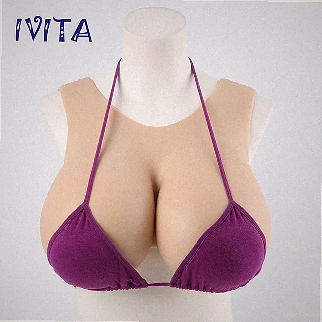 J Cup Silikonbrüste Huge Brustprothese Silikon Busen Fake Boobs Crossdressers