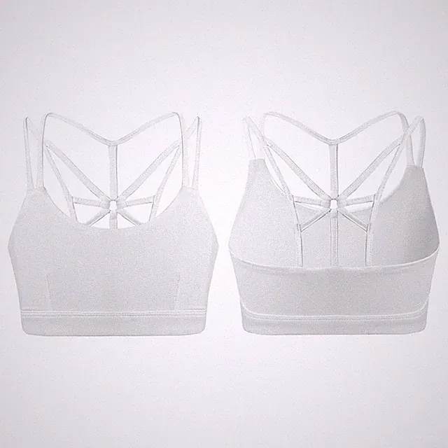 Kinder Mädchen Sport BH Spaghetti-träger Bustier Crop Top Rückenfrei Tank Tops