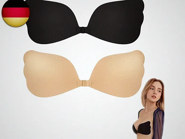 Klebe BH Push Up, TräGerloser BH, 2 Stück Unsichtbarer Trägerloser BH Rü