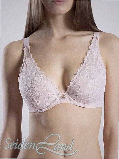 Komfort Triangel BH ROSESSENCE HK Spitze fein von Aubade nude oder schwarz