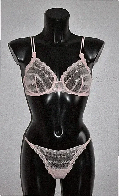 *** LA PERLA *** Damen BH SET mit TANGA SEIDE Modell SHOW OFF *** UVP: 233€