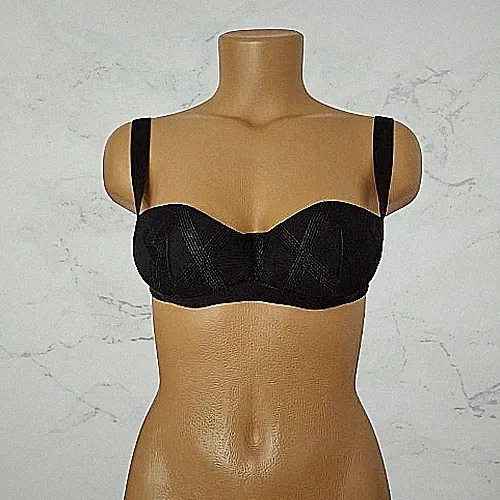 La Perla Studio Exklusiver Bügel BH Gr. 85 B schwarz aus Sylter Boutique Neu