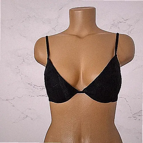 La Perla Studio Luxus Bügel BH Gr. 75 C schwarz aus Sylter Boutique Neu