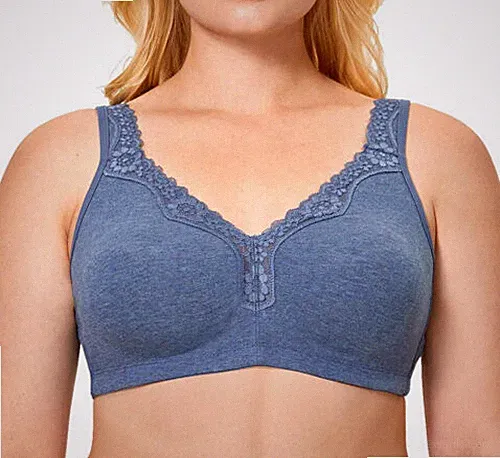 Ladies Cotton Non Wired Full Cup Unterstützung Komfort BH Plus Größe BH 32-48B-G
