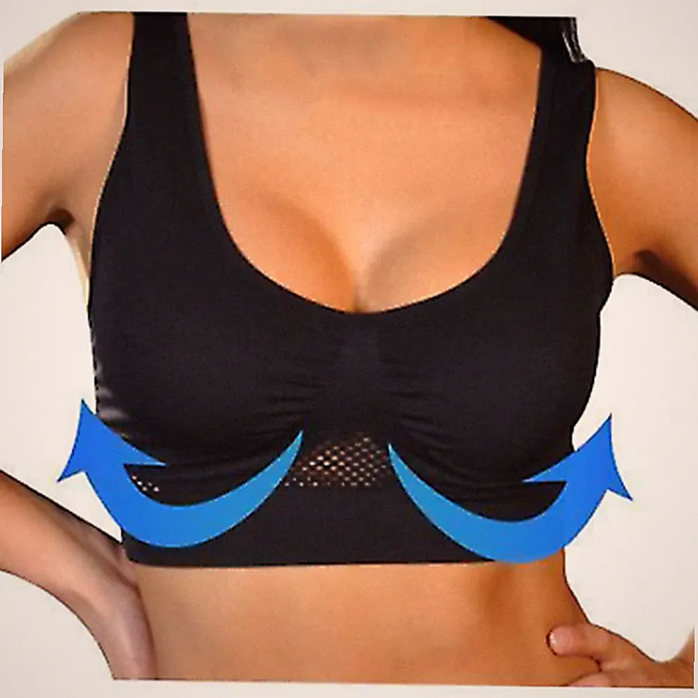 Ladies Damen Comfort BH Seamless Nahtlos Bustier Sport Push Up Bra Fitness Yoga