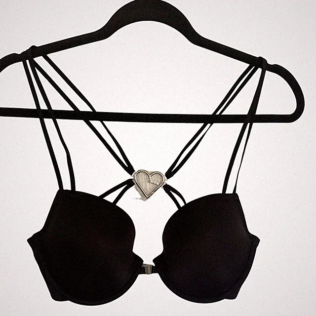 Lascana Damen BH 85B Schwarz Push-Up-BH Bügel BH