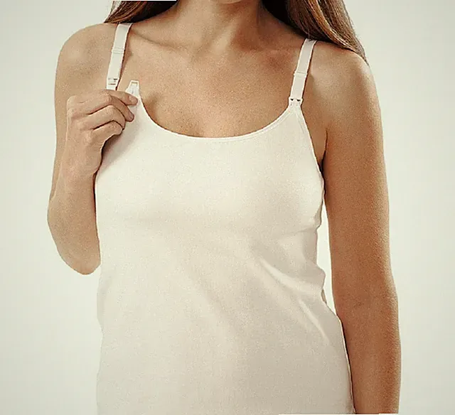 Leading Damen Stil 720 Lang Länge Stillen Unterhemd Bh