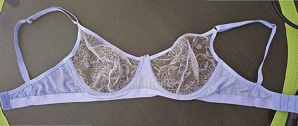 LINGA DORE, Bügel BH , Love Kollektion, Größe 75 E, Farbe Flieder transparent