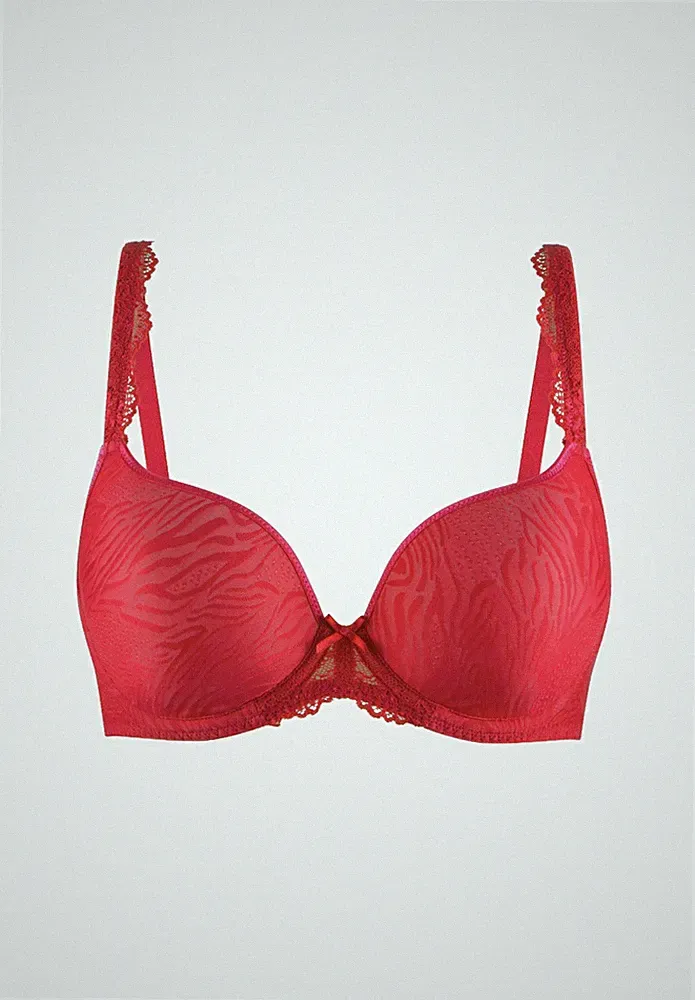 Linga Dore Daily Uni Fit T-Shirt-BH cerise jacquard Gr. 80F